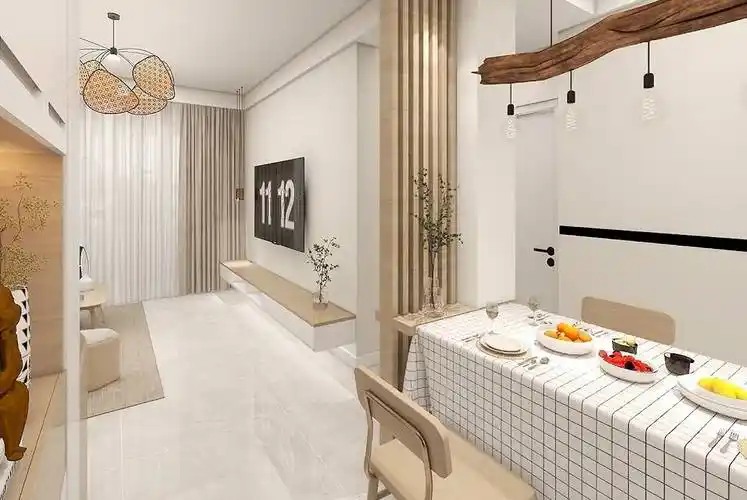 浦东新区南江苑70平日式风格两室户装修效果图