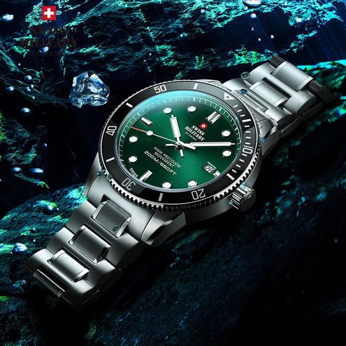 瑞士军表(swiss military)绿色水鬼王潜水表适合哪些场合?插图
