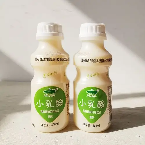 荷润乳酸菌风味饮料整箱340mlx12瓶原味小乳酸儿童酸牛奶学生饮品