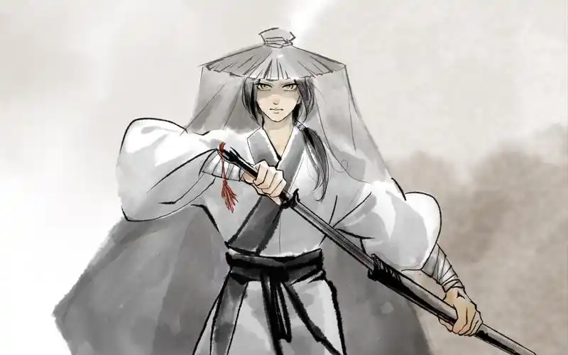 【ipad/procreate/aph】总之想试试水墨侠客感的耀哥