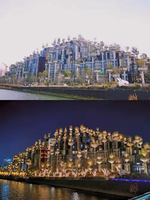 冬日下的古巴比伦空中花园