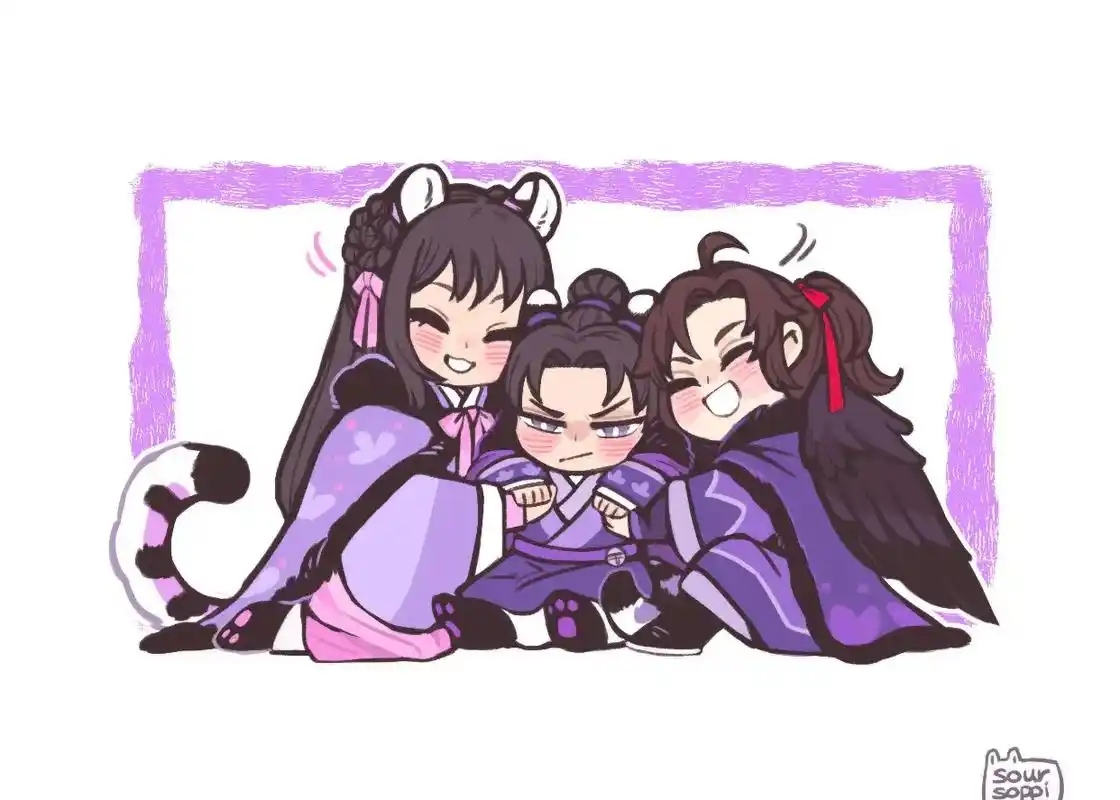 云梦三宝和姑苏双壁变动物#魔道祖师 #不喜勿喷 #希望能火  - 抖音