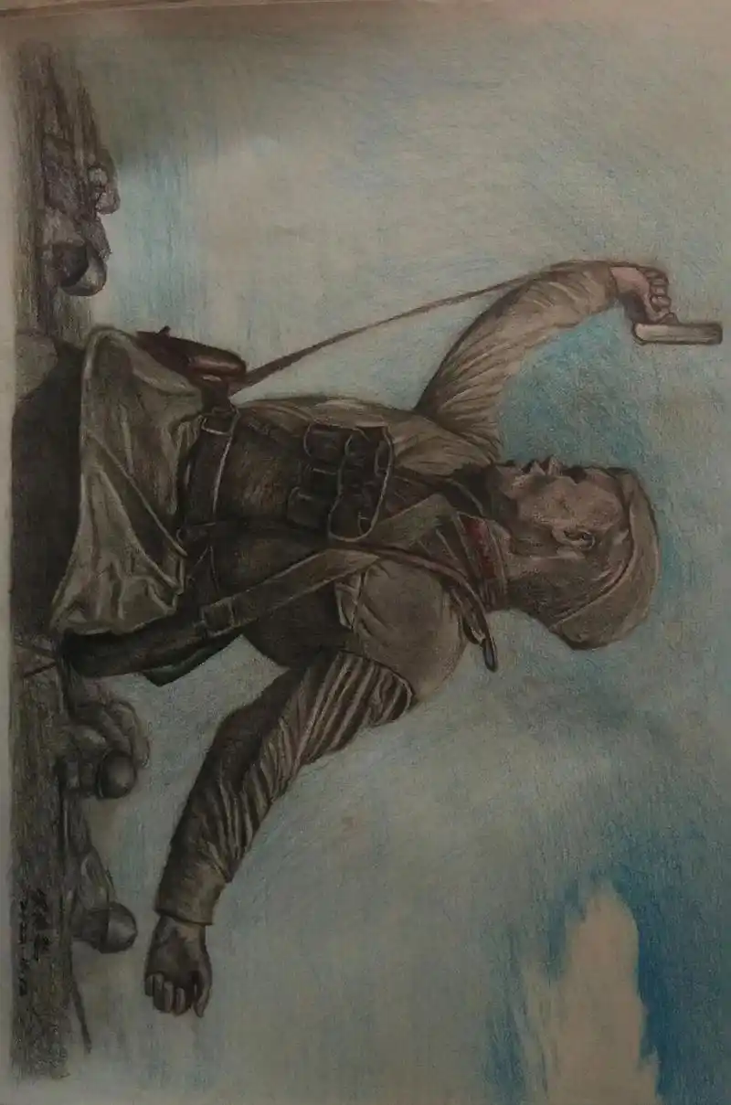 人物绘画 #二战苏军 #苏军 #乌 - 抖音