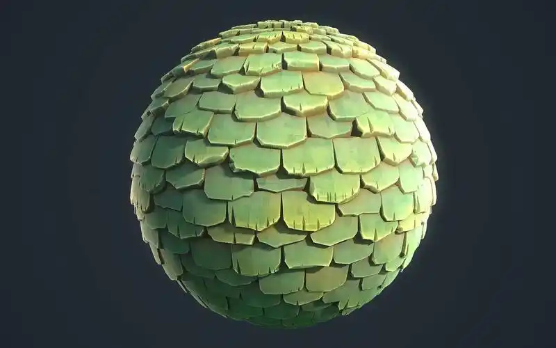 sd教程substancedesigner风格化瓦片材质贴图制作