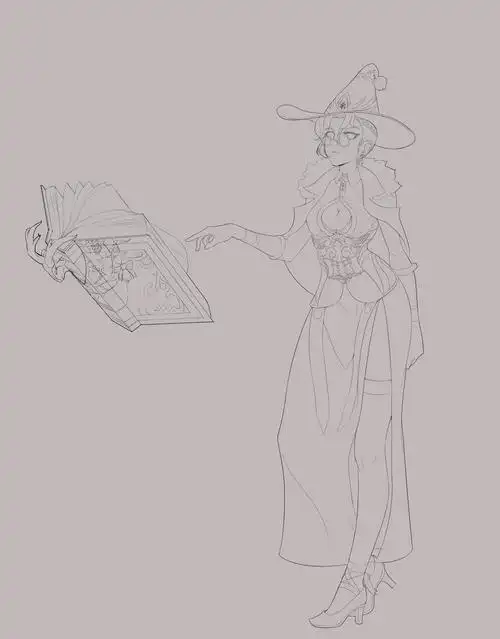 圣诞女法师 | 木子-hf19 - 原创作品 - 涂鸦王国插画