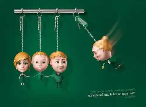 morton房地产平面广告设计"婆婆篇"-上海广告设计公司国外优秀广告