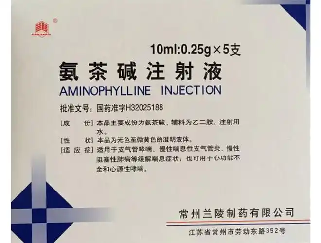 氨茶碱注射液0.25g*5支