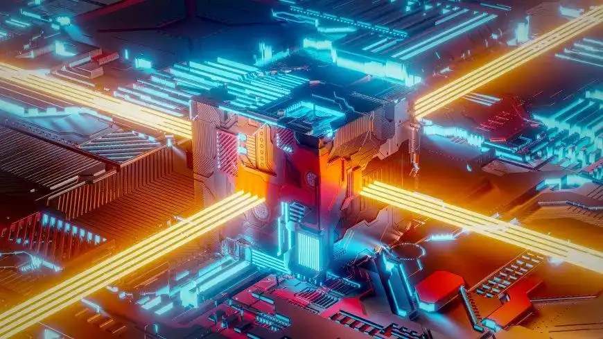 炫彩电路板超清炫酷创意