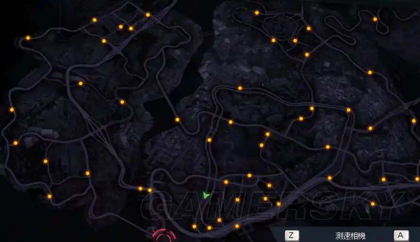 极品飞车17最高通缉测速相机位置详解