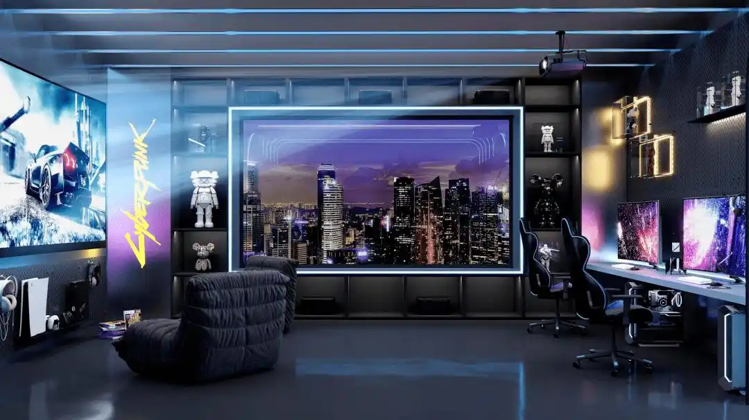 元宇宙风科幻美宅,颜值炸裂,超乎你的想象_空间_高科技_设计