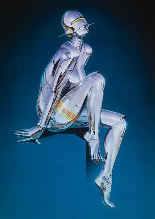 空山基"sexy robot"系列作品,图片来源:hajime sorayama - official