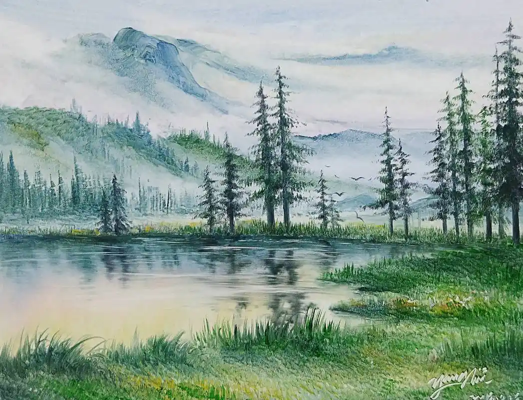 高清100幅系列—10幅夏景风景画,总有你喜欢的场景_夏天