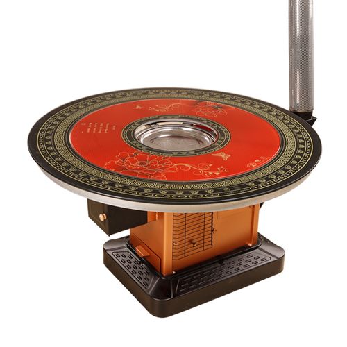 柴火灶农村家用室内节能柴煤两用取暖炉加厚无烟火炉多功能回风炉 –