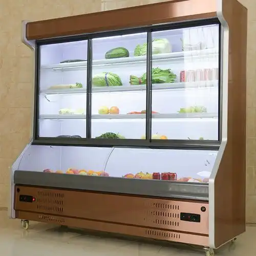 点菜柜冷藏冷冻冰柜饭店麻辣烫烧烤串串大型展示陈列柜dcg-4玫瑰金