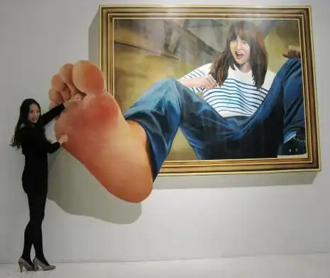 有一种可以拍照的3d墙叫什么