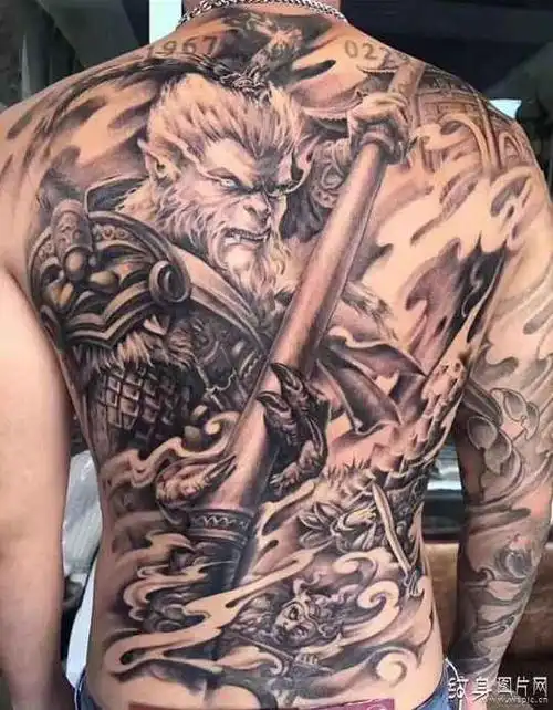 经典齐天大圣纹身及手稿别有天地的顶级设计风采