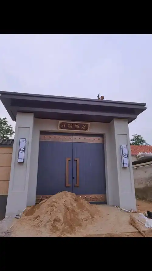 农村自建房大门门楼设计案例