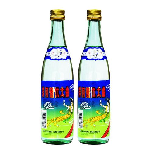 洋河普优大曲50度475ml*2瓶装浓香型白酒玻璃瓶高度自饮口粮酒水