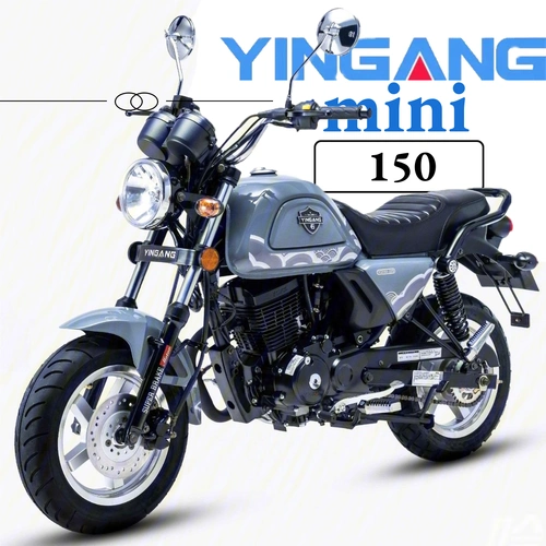 全新太子设计小个子摩托车平衡银钢mini150迷你二代摩托车整车