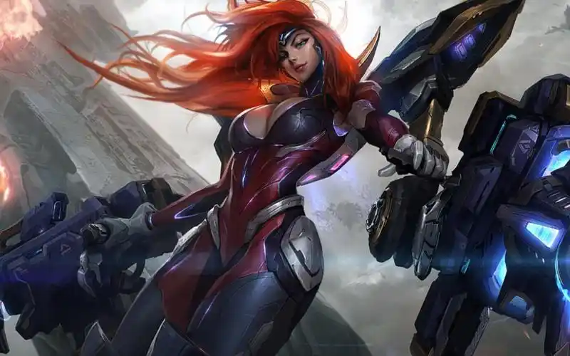 带你看皮肤之武装战姬,电玩女神厄运小姐