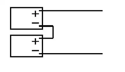 两个6v200ah的酸铅蓄电池怎样串联起来的