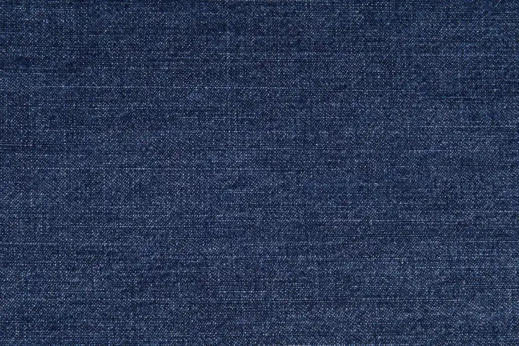 蓝色牛仔裤,亚麻条纹纹理蓝色牛仔面料背景