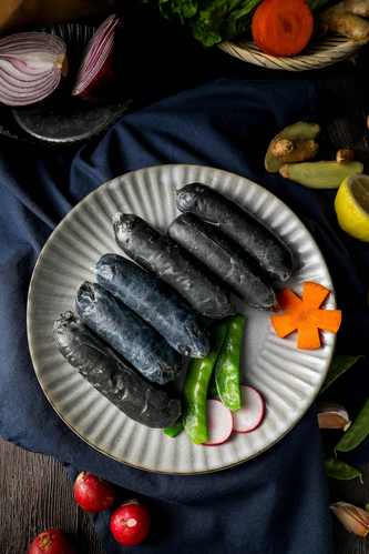 菜菜海鲜 墨鱼鲜汁肠 480g/10条