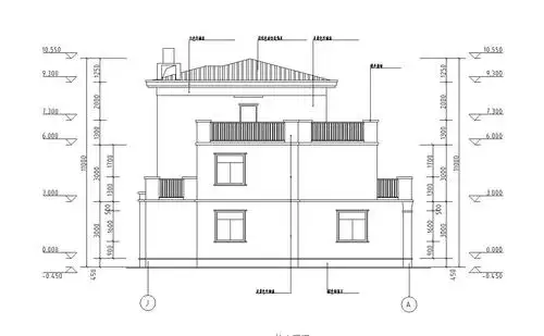 [广东]3层独栋别墅施工图设计