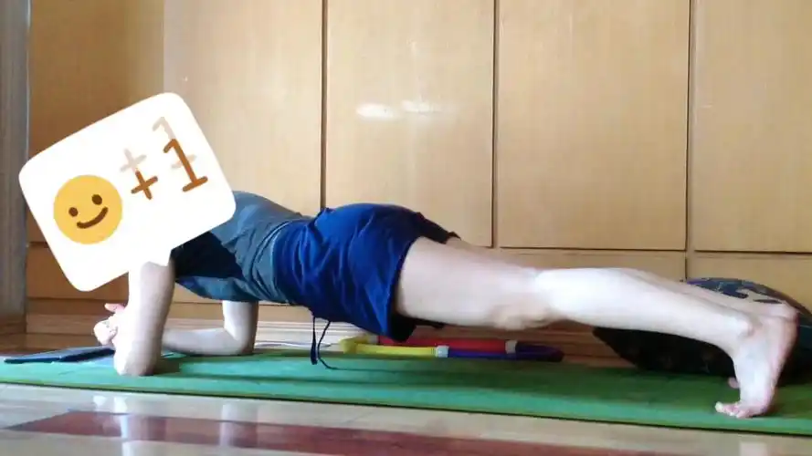 每日运动打卡第十二天五分钟平板支撑