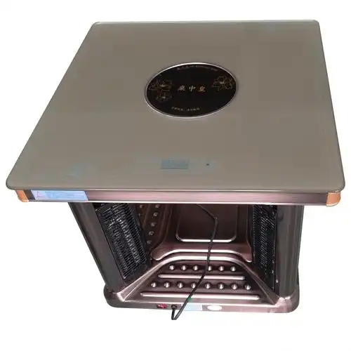 电暖桌取暖桌家用多功能电烤火炉八面取暖炉暖脚桌取暖器电炉子 a2