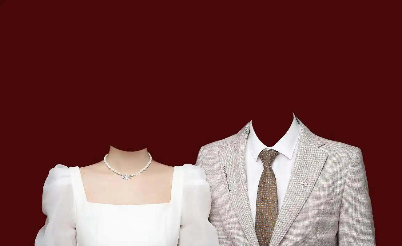 红底证件照修图.7月要领证啦,提前p图制作的一张结婚登记照  - 抖音