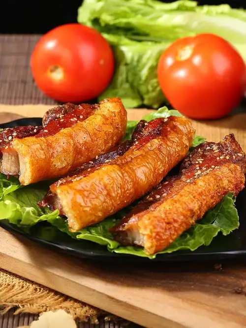 优缤果烤脆皮五花肉脆皮烤肉烤猪肉即食网红零食特产熟食小吃200g