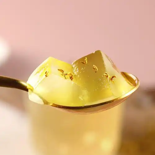 桂花创实免煮冻冻粉爱爱玉冻茶自制鲜花花果果冻