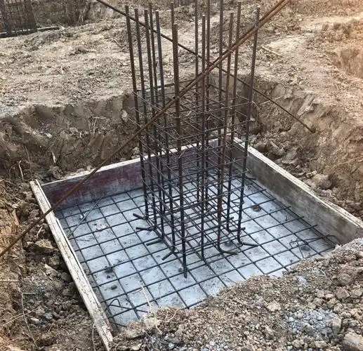 ▼独立基础支模及钢筋绑扎建成后的文化服务中心庄严又不失典雅大气