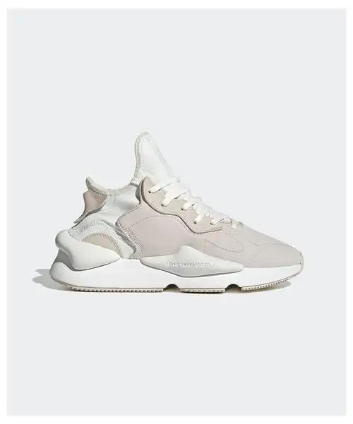 y-3 山本耀司男款织物kaiwa系带休闲运动鞋跑步鞋y3男鞋 gx6079 米