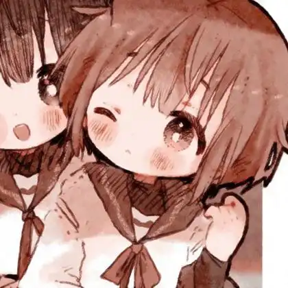 超治愈日系头像可爱闺蜜双人图片