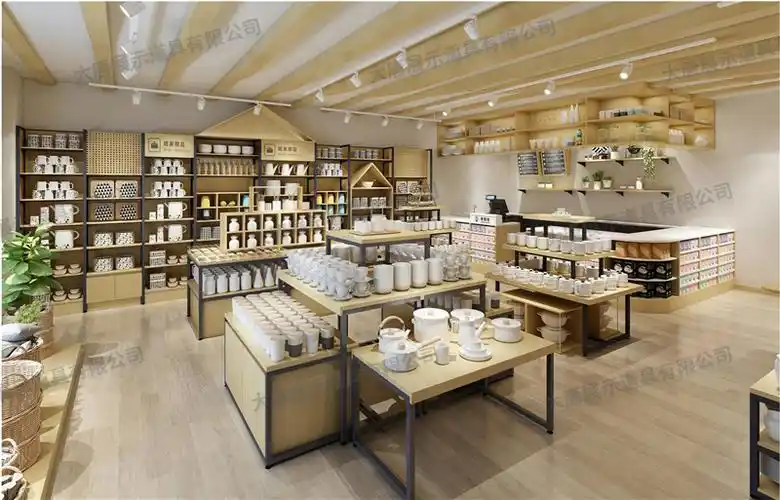 家居百货店广元精品店货架摆放的三种布局方式-家居百货店广元精品店