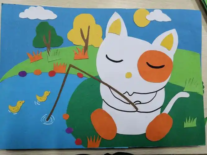 18幼教4班剪贴画作品