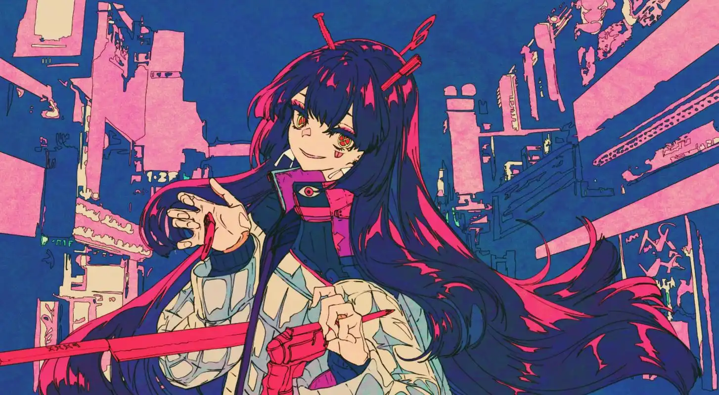 日本插画师"焦糖"画风独特的插画作品欣赏!色彩运用相当绚丽!