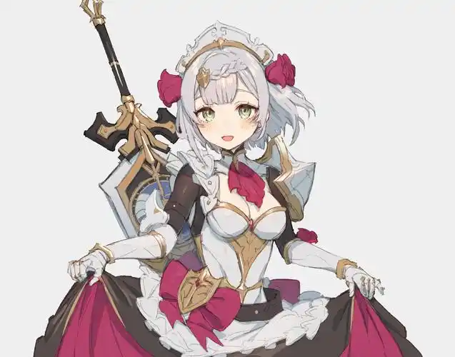 原神诺艾尔动漫卡通高清电脑壁纸_原神诺艾尔可爱极清电脑桌面_三千