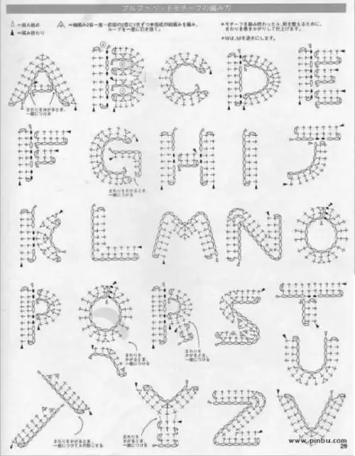 [转载]26个字母的钩法(转)