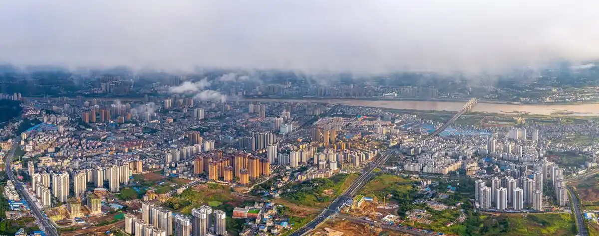 陕西省安康市全景