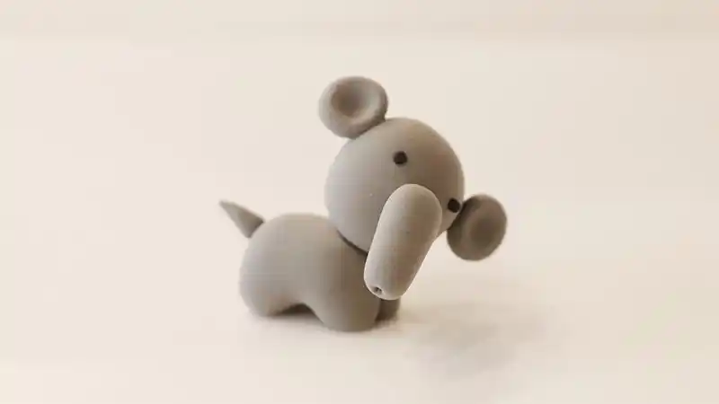 大象超轻粘土制作教程