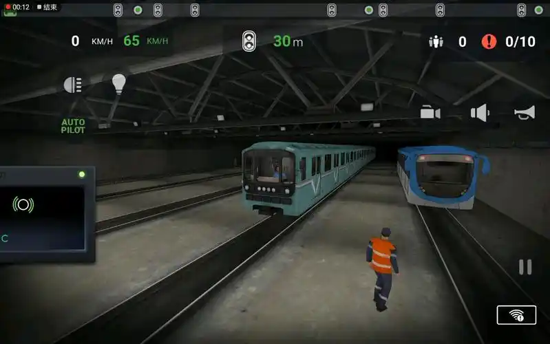 【地铁模拟器3d】绿线前面展望(81-714.1列车)