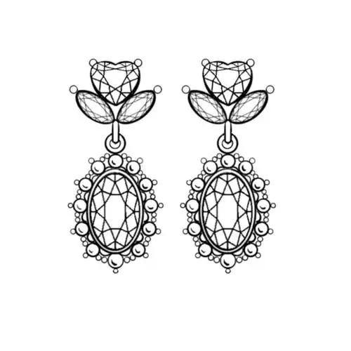 手绘耳饰练习58