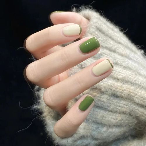 小红书推荐抹茶绿指甲油无毒免烤不可撕持久不掉色小清新春夏显白