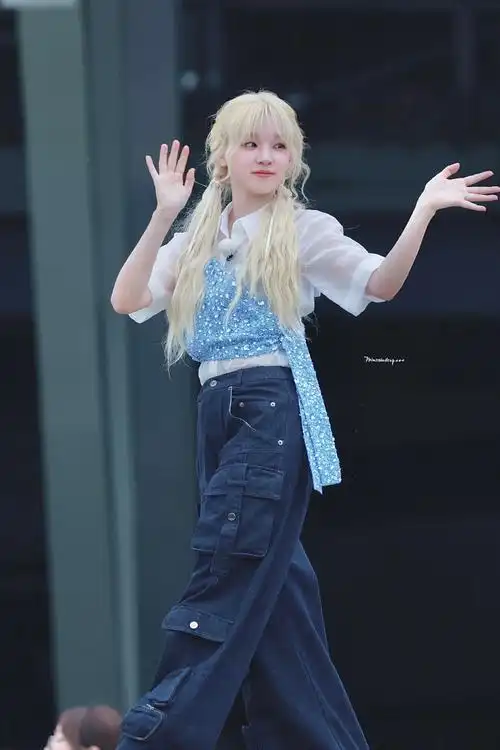 奔跑吧宋雨琦##宋雨琦金色双马尾