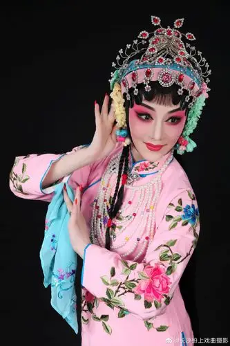 京剧旦角化妆京剧旦角人物影像这真是太漂亮了来自长沙京剧摄影