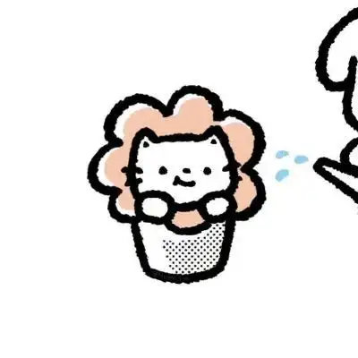 简约手绘卡通情侣头像搞怪可爱,我还是喜欢让我心安的人