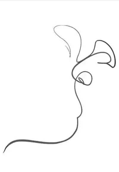 抽象画简单简笔画教学铅笔